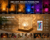 Rotating Water Ripple Night Light