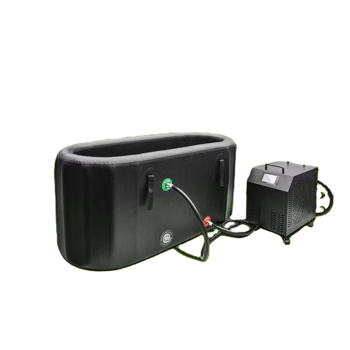Inflatable Portable Ice Bath Tub With Pump Cover Cold Plunge Chiller For Outdoor Recovery Pool Use Drop Stitch Fabric