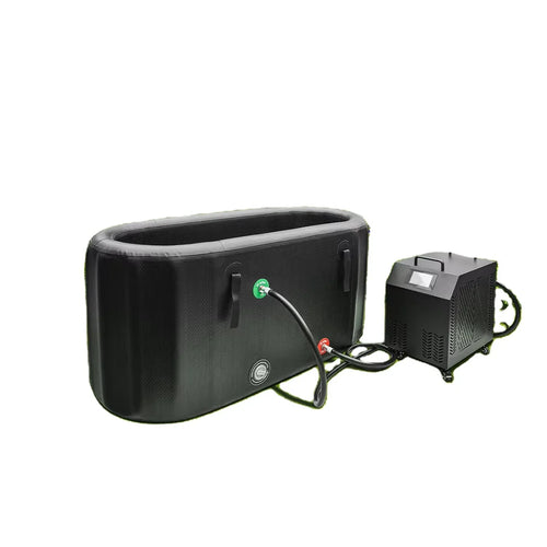 Inflatable Portable Ice Bath Tub With Pump Cover Cold Plunge Chiller For Outdoor Recovery Pool Use Drop Stitch Fabric